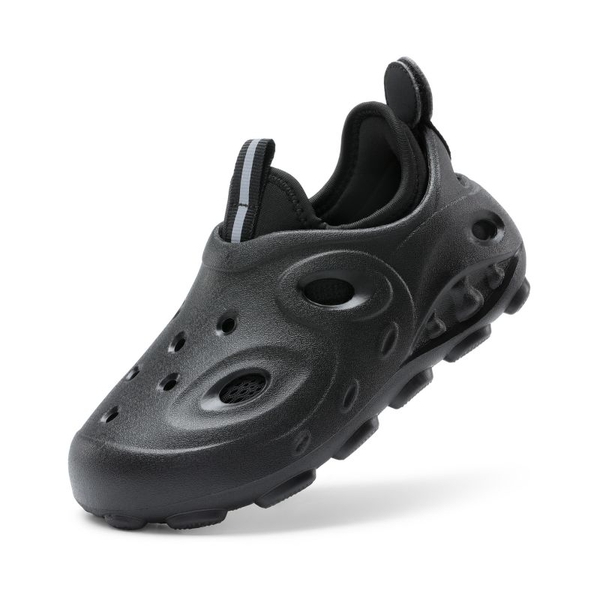 Kids 3 in 1 Lightweight Slip On Outdoor Shoes - ALL BLACK -  0